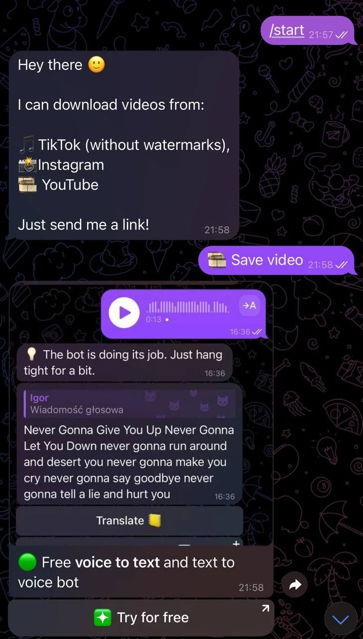 SaveTurbo - Save video from TikTok, Instagram, YouTube ⚡️ — Preview 1