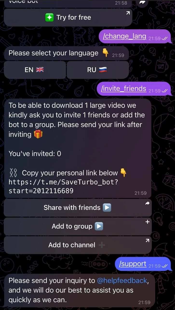 SaveTurbo - Save video from TikTok, Instagram, YouTube ⚡️ — Preview 2