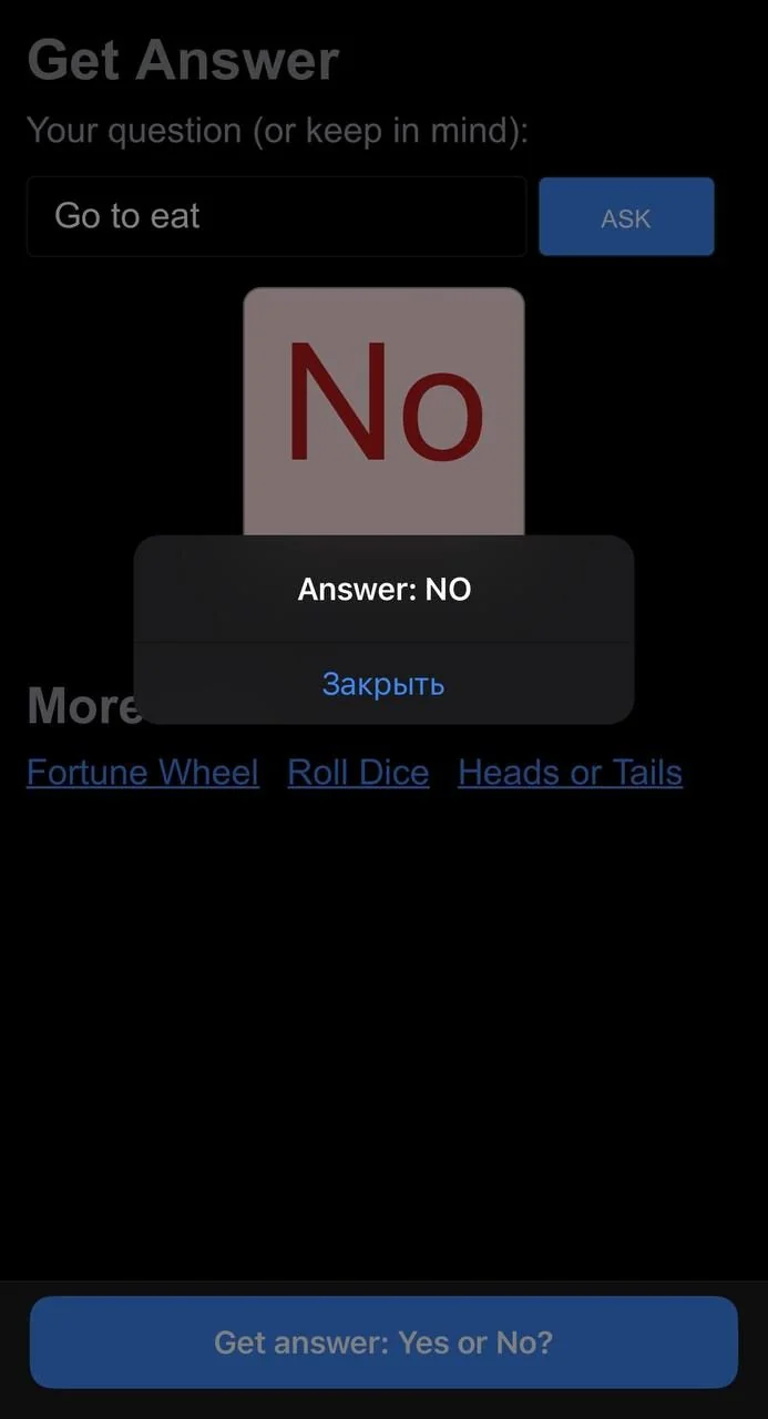 Ask Yes or No — Preview 3