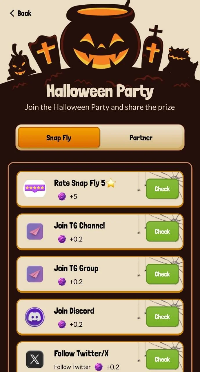 Snap Fly Bot — Aperçu 2
