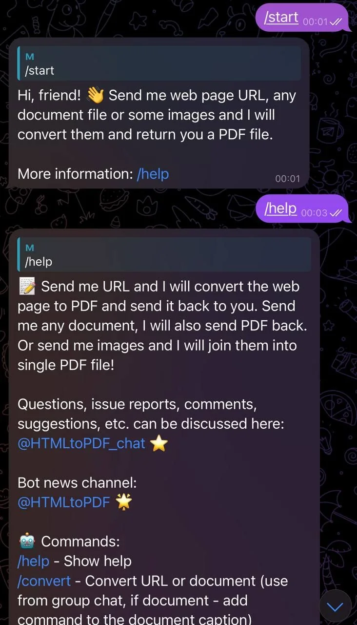 HTMLtoPDF_bot — पूर्वावलोकन 1