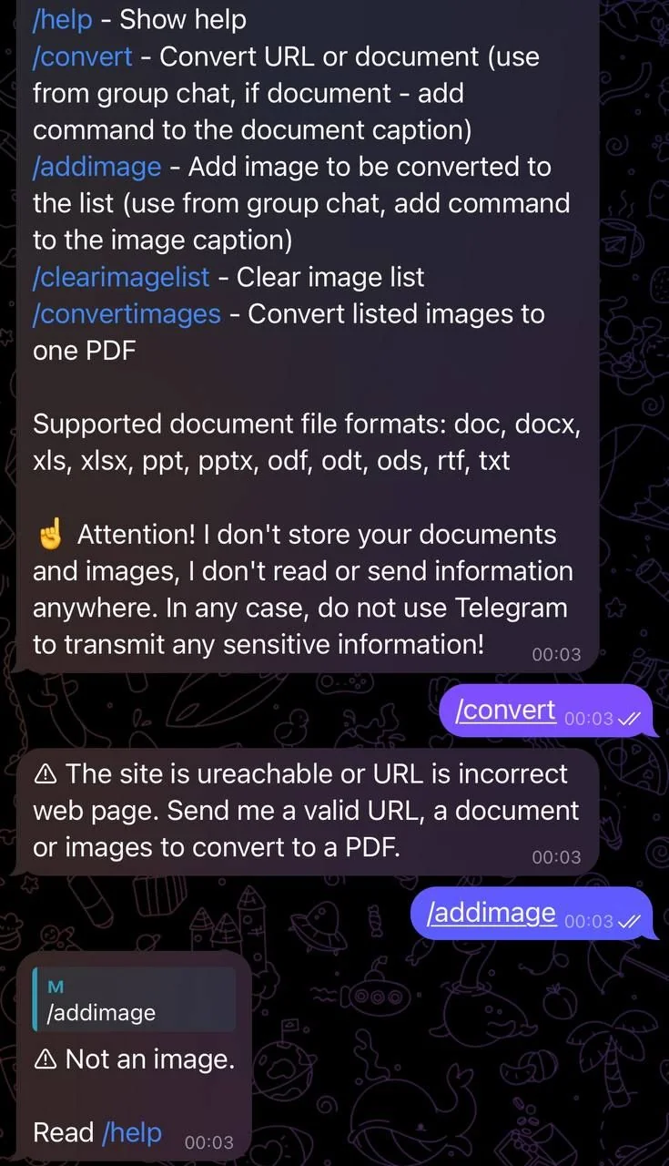 HTMLtoPDF_bot — पूर्वावलोकन 2
