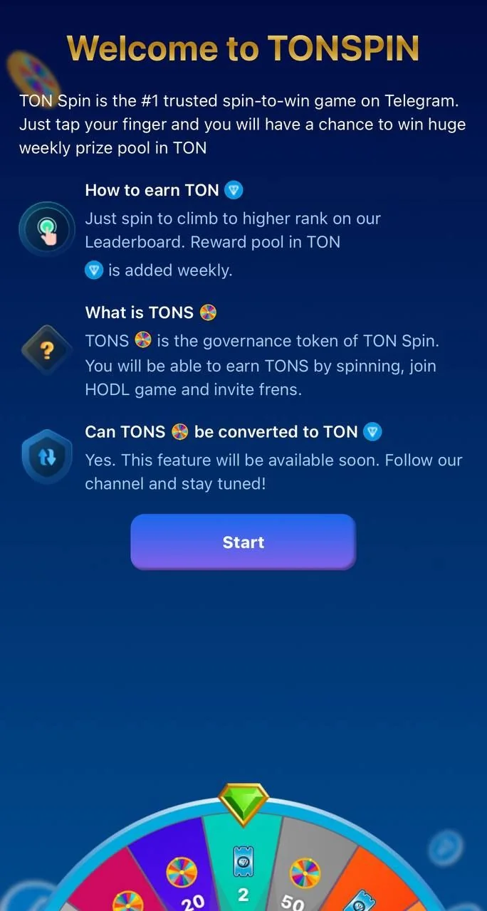 TON Spin - #1 Spin-to-Earn App 🚀 — Preview 1