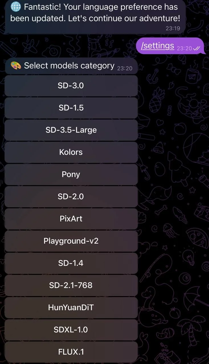 Neurogen Artbot: Flux / SD XL / SD 3 — Pratinjau 3
