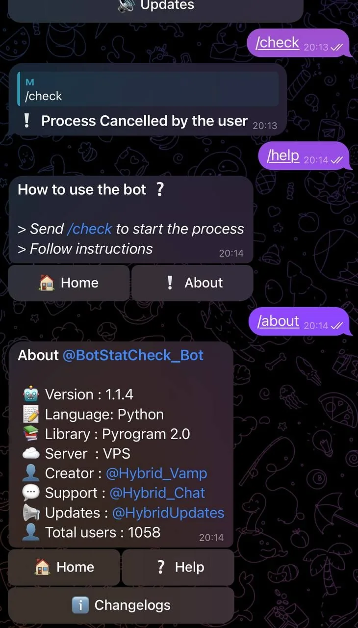 Bot Stat Checker — Preview 2