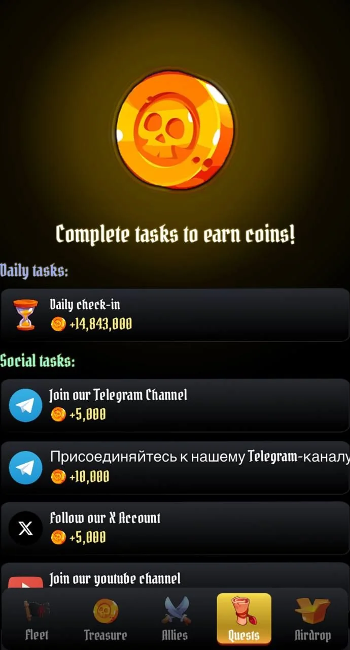 TON Pirate Kings — Aperçu 3