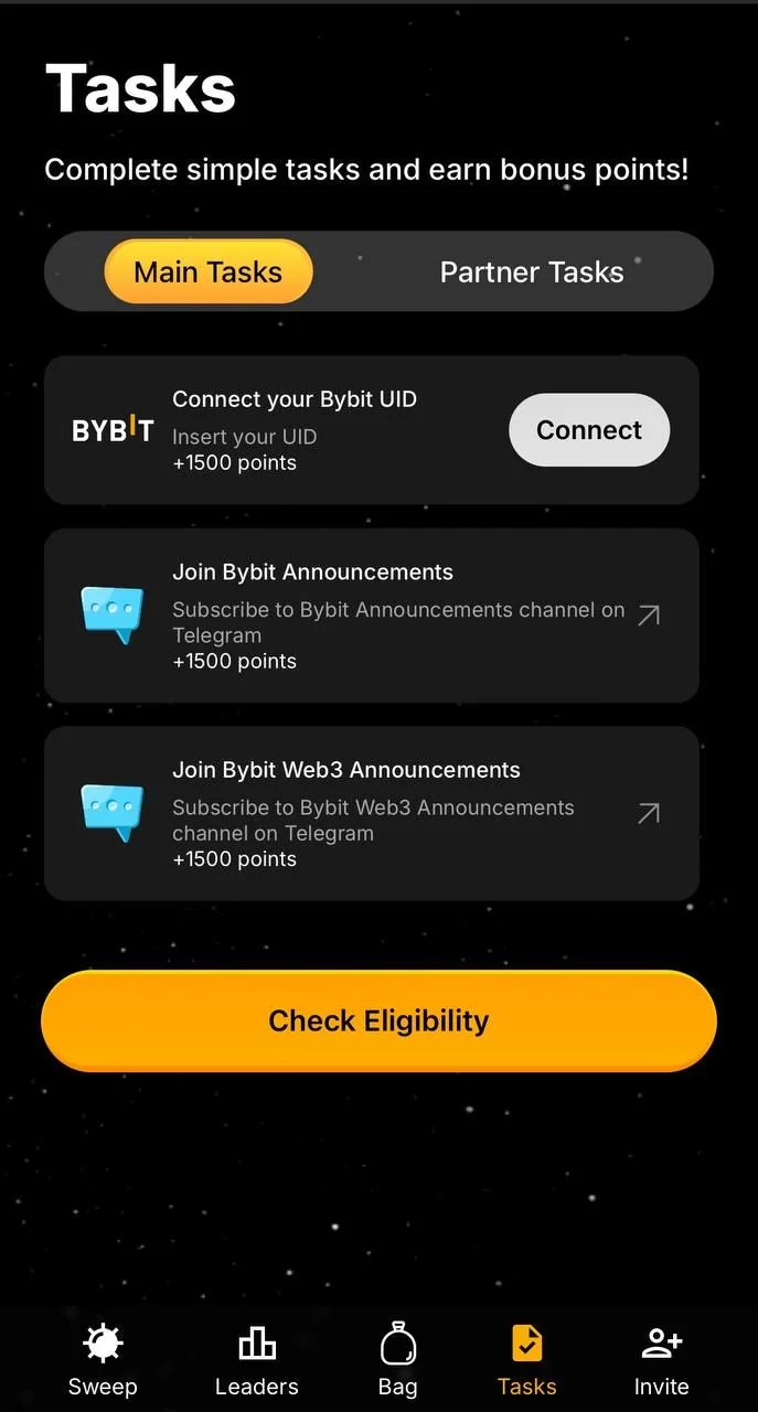 Bybit Coinsweeper — Preview 3