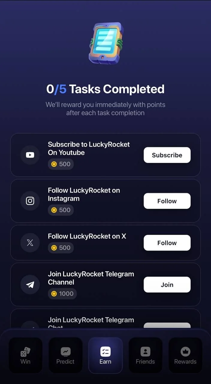 LuckyRocket — Preview 3