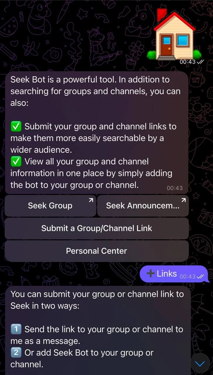 @seek, Seek groups or channels — Preview 2