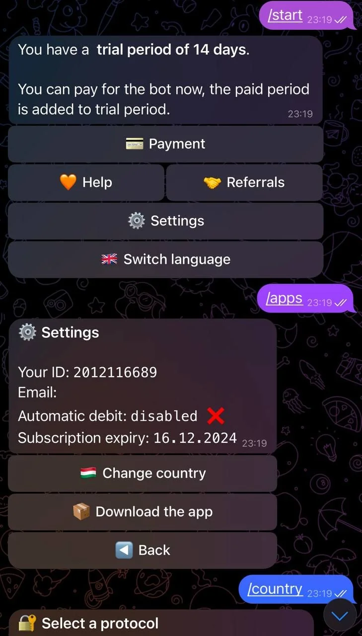 STEP VPN Bot — Preview 1