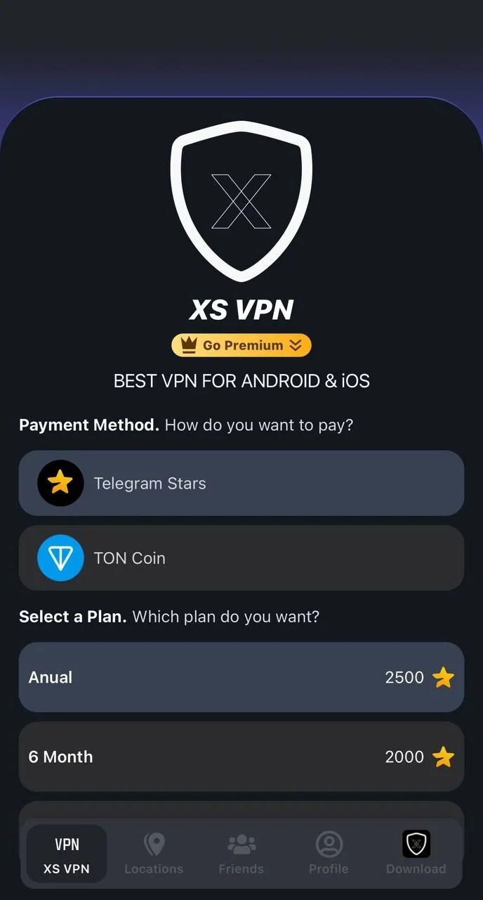 XS VPN APP ⚡️ — Preview 1