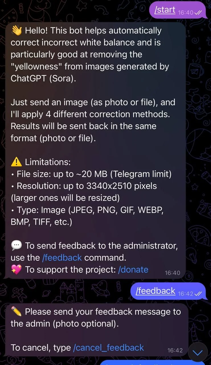 White Balance Fixer (ChatGPT Image Normalizer) — Preview 1