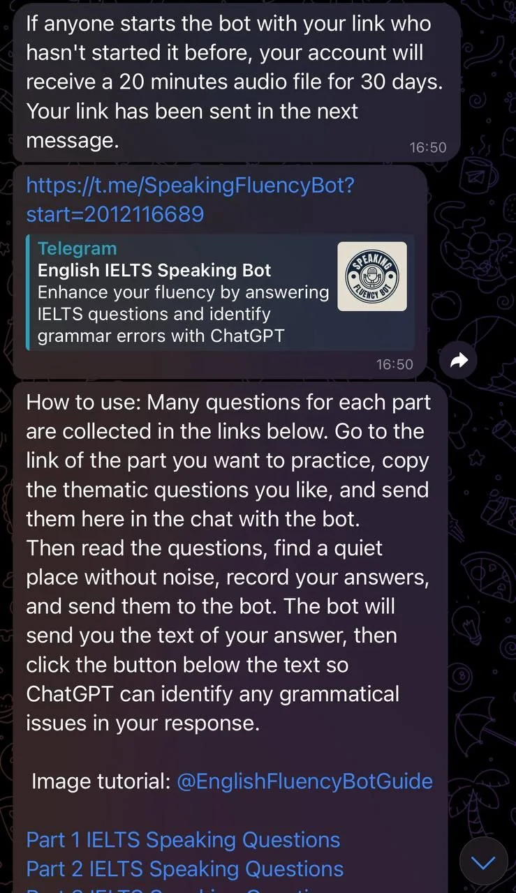English IELTS Speaking Bot — Preview 2