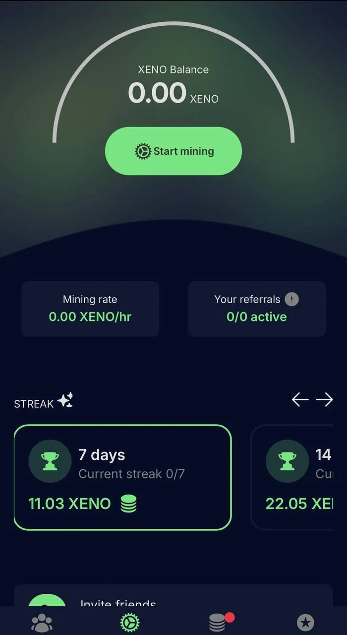Xeno Network — Pratinjau 1
