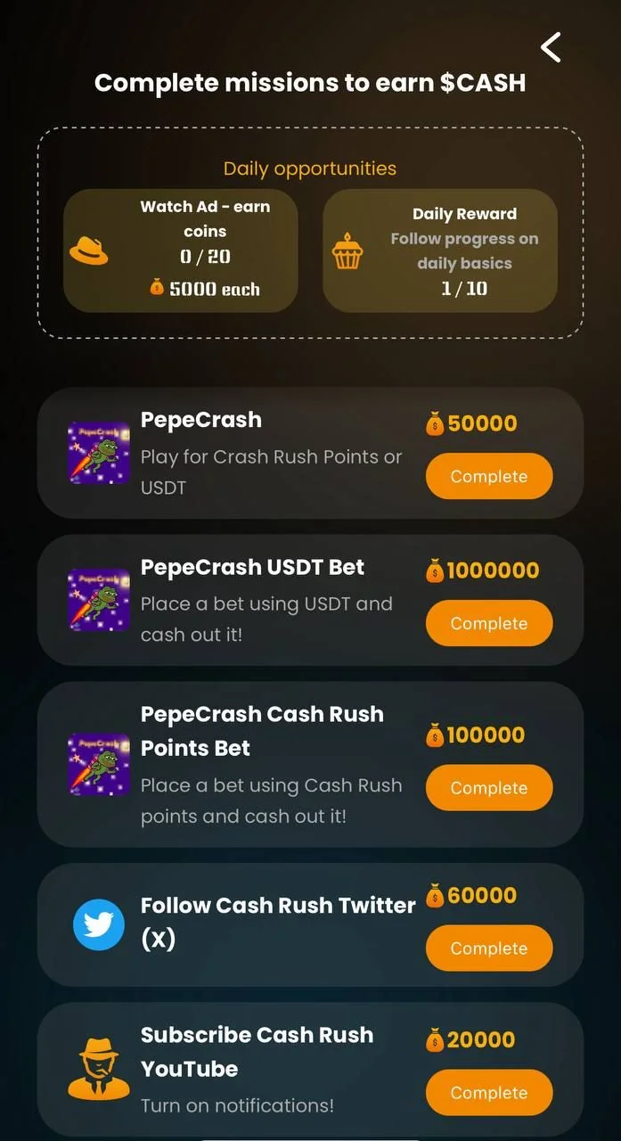 CashRush — Pratinjau 2