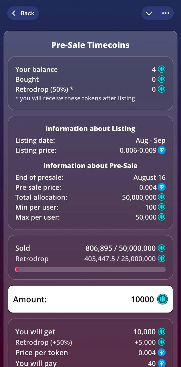Timecoin — Preview 5