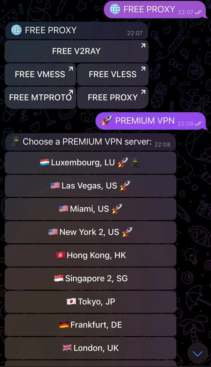 🥷 VPN.fail Bot 🤖 — Preview 3