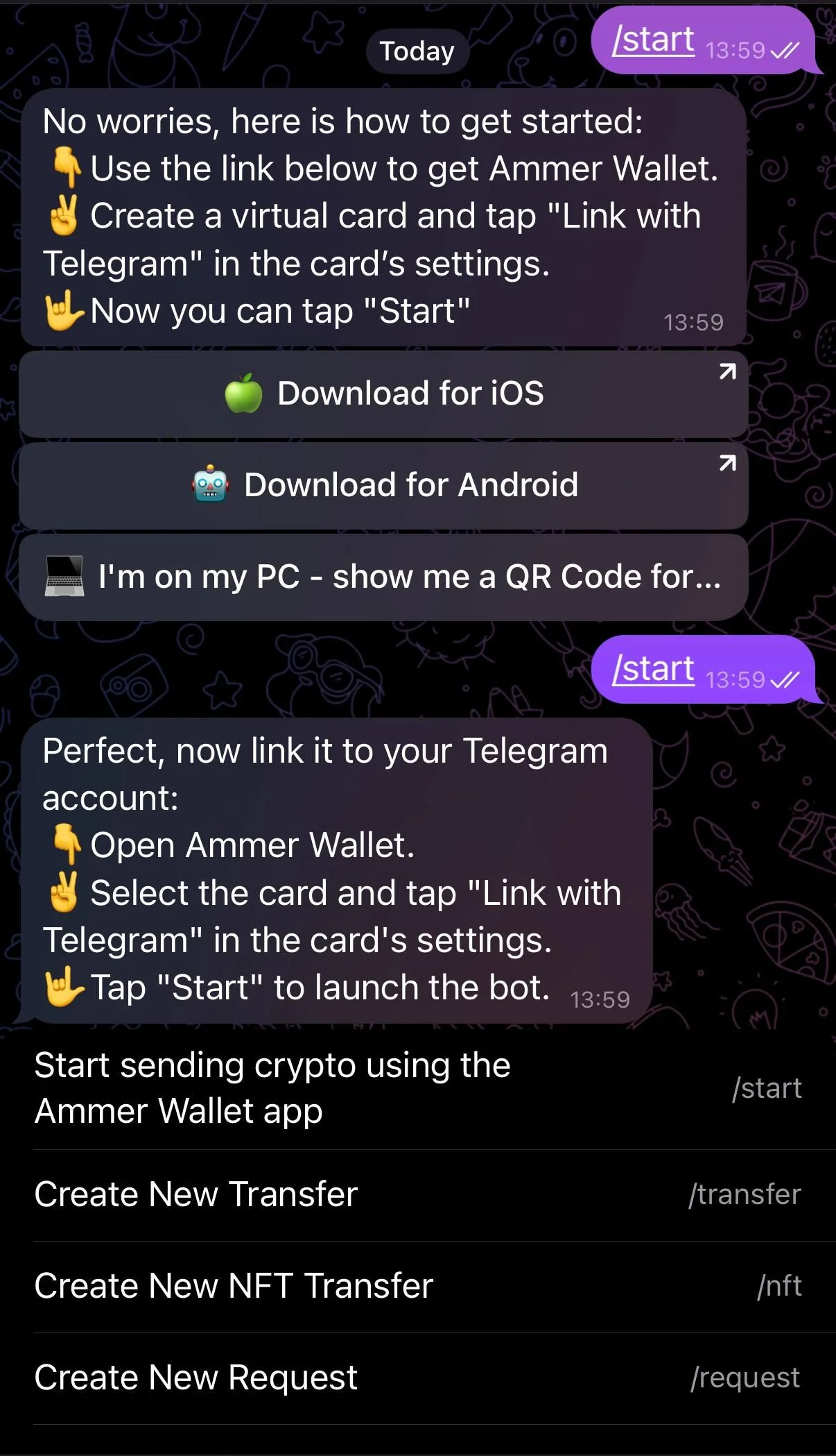 Ammer Wallet — Preview 1