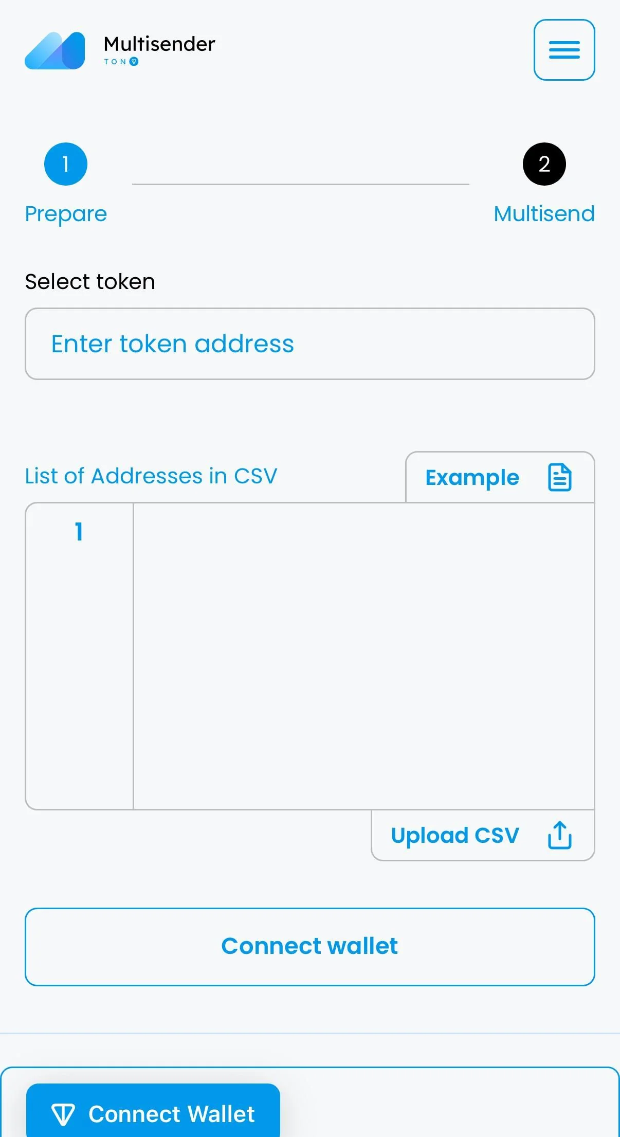 TON Multisender — Preview 2