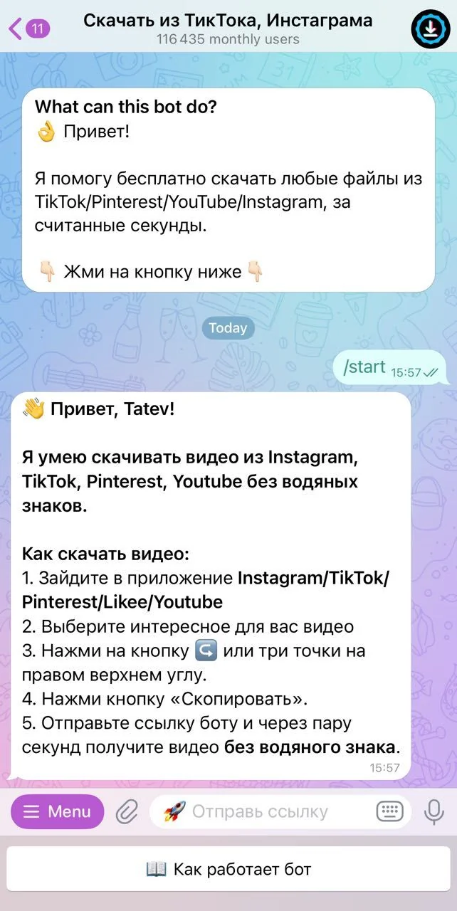 Download from TikTok, Instagram — Preview 1