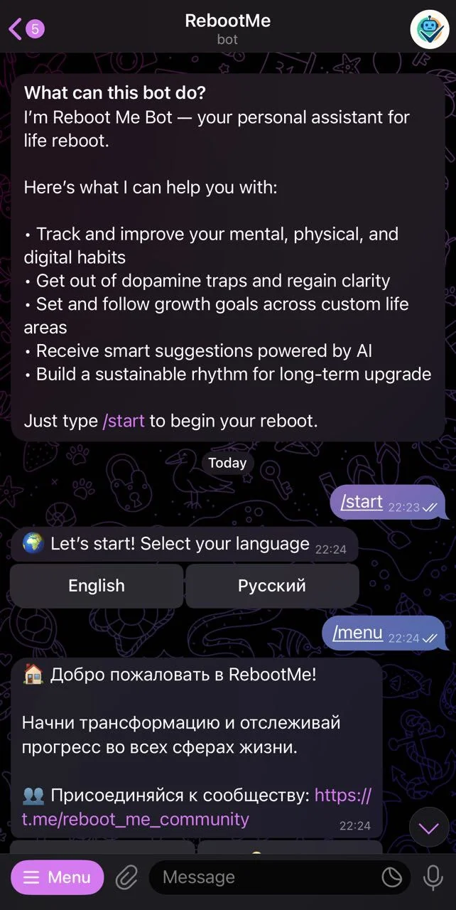 RebootMe — Preview 1