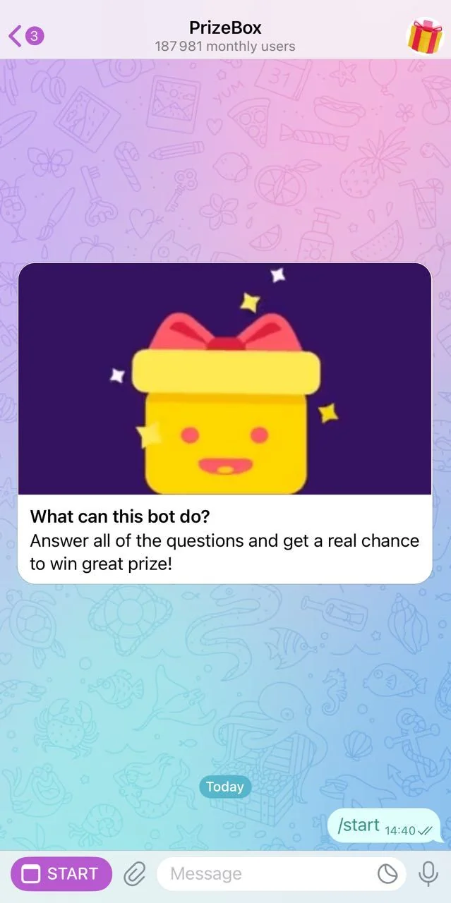 PrizeBox — Preview 1