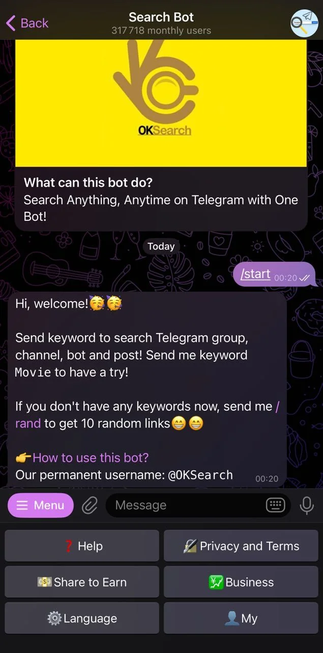 Search Bot — Превью 1