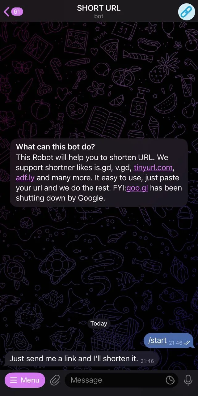 SHORT URL — पूर्वावलोकन 1