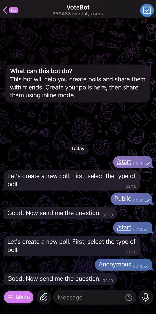 VoteBot — Превью 1