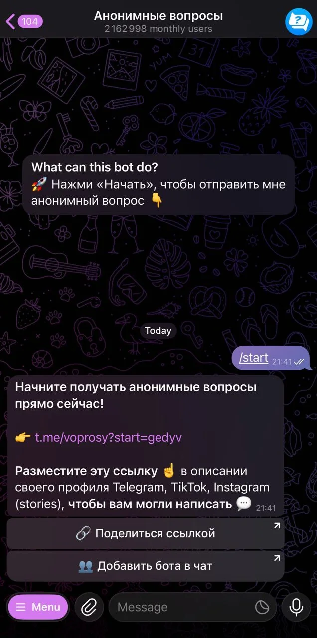Anonymous questions β Preview 1