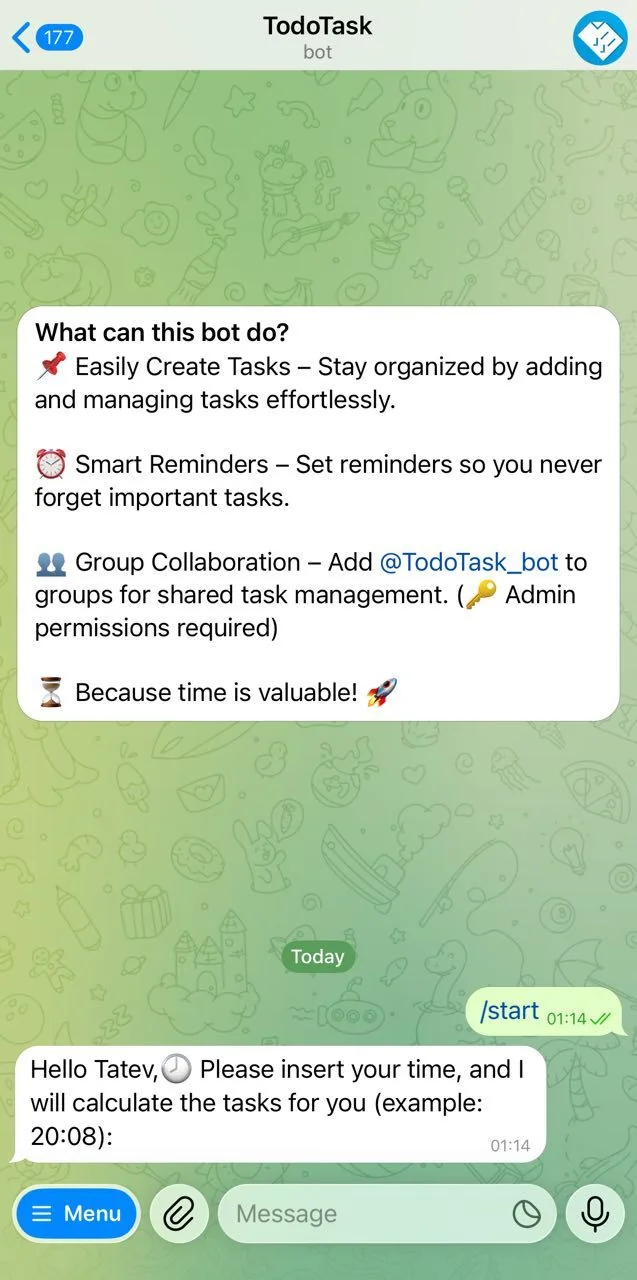 TodoTask — पूर्वावलोकन 1
