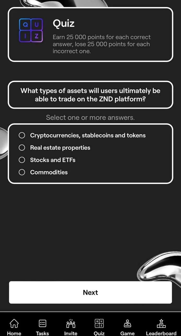 ZND Airdrop App — Aperçu 2