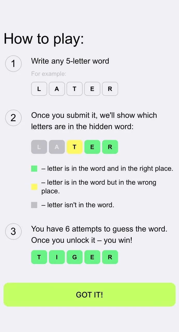 Word Guess - Wordle Game — Preview 2