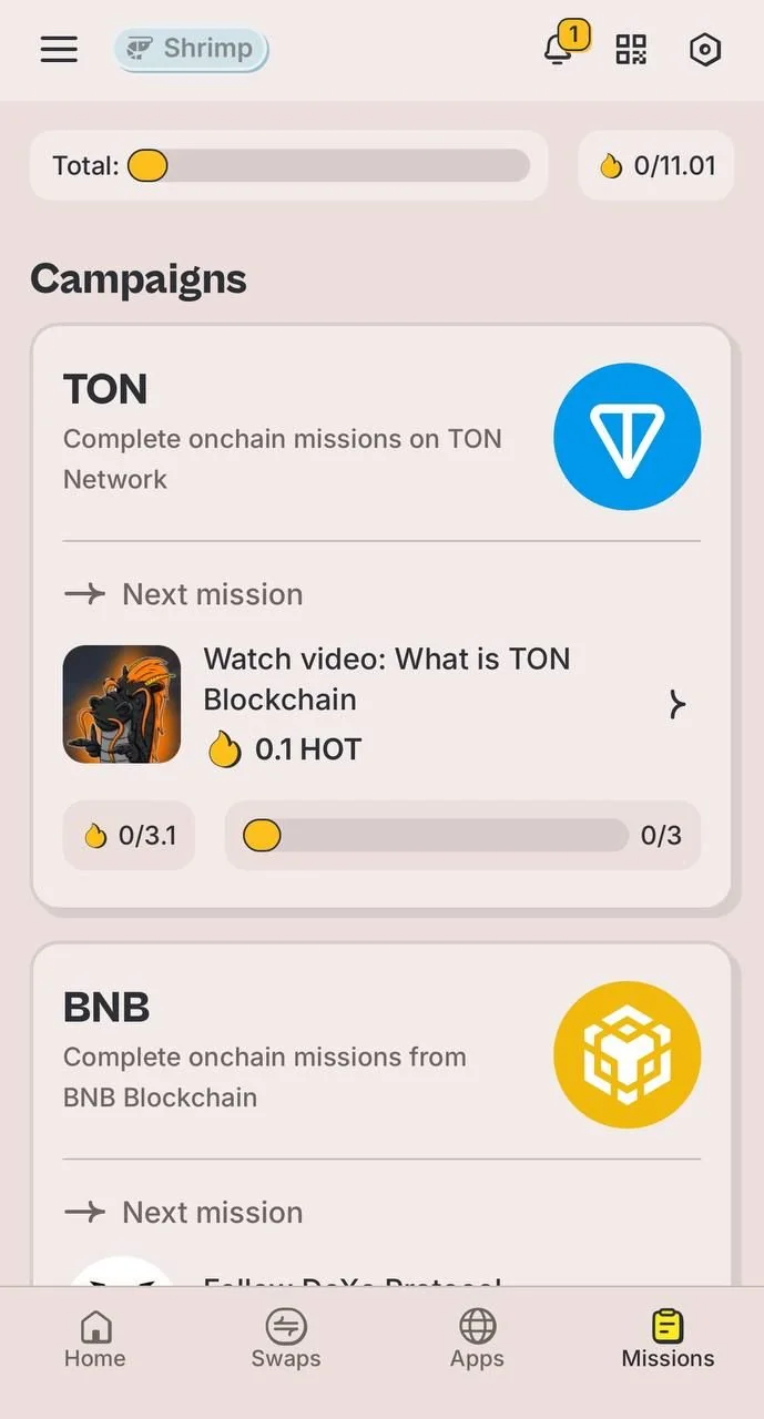HOT Wallet — Preview 4