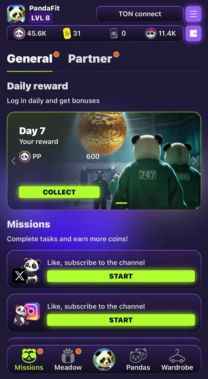 PandaFiT — Preview 4