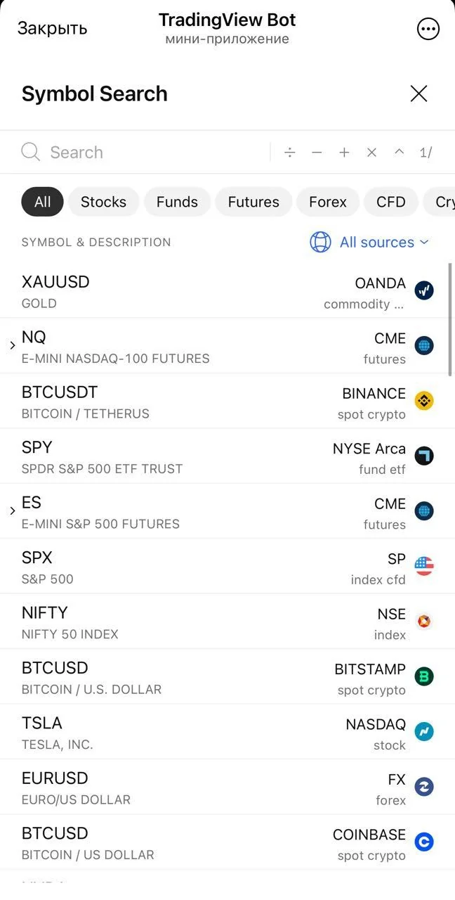 TradingView Bot — Pratinjau 2