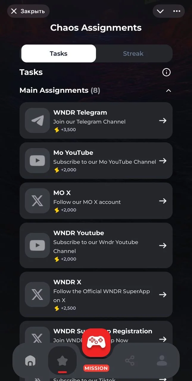 WNDR Super App — Pratinjau 6