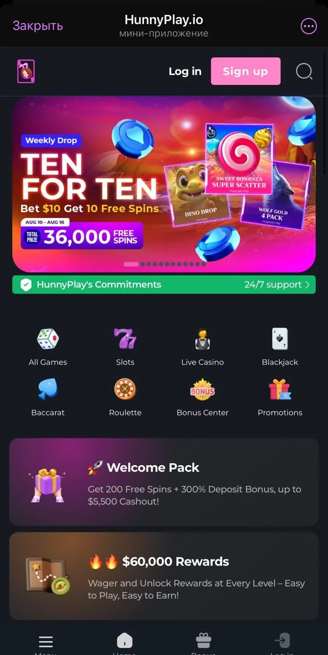 HunnyPlay Bot — Pratinjau 3