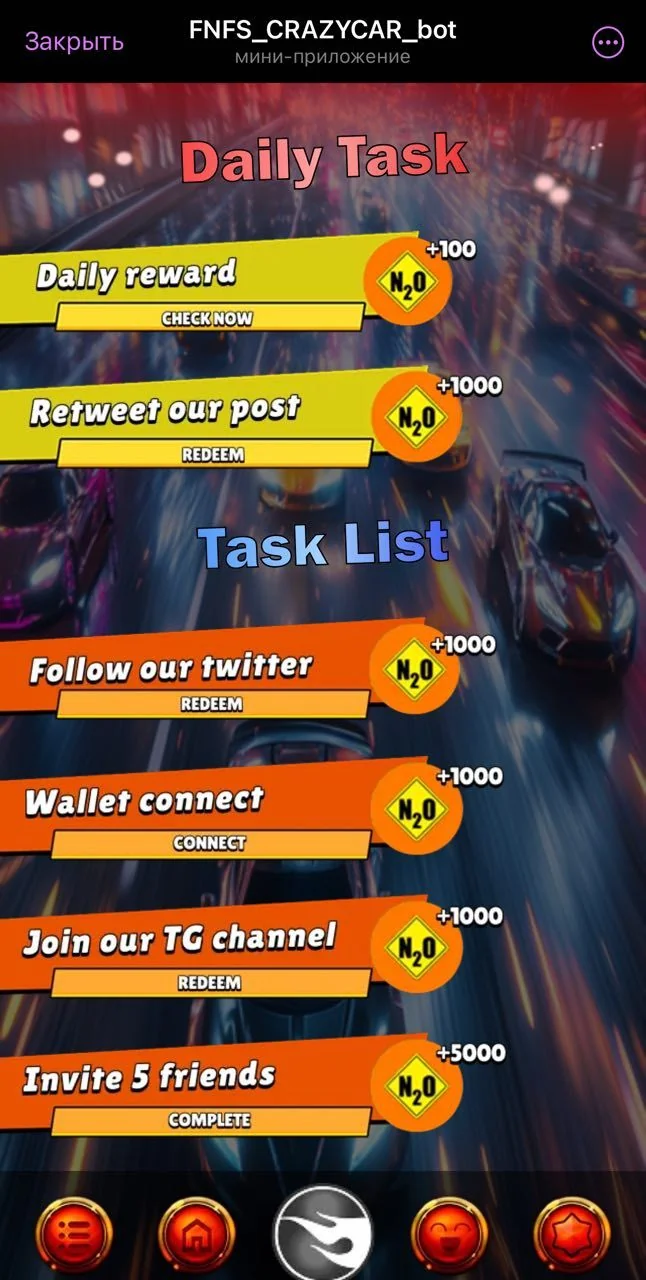FNFS_CRAZYCAR_bot — Preview 3