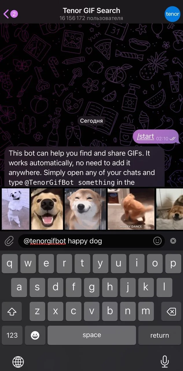 Tenor GIF Search โ Preview 3