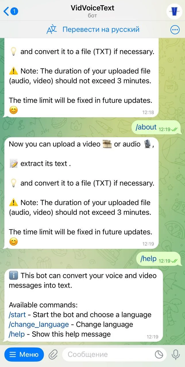 VidVoiceText — Превью 1