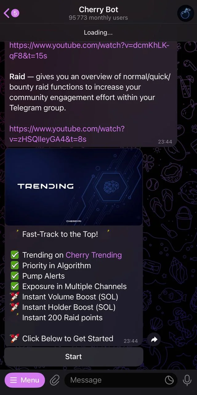 Cherry Bot — Preview 2