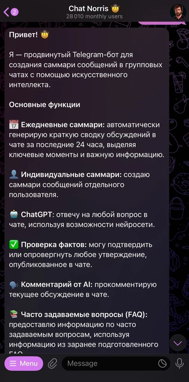Chat Norris 🤠 — पूर्वावलोकन 2