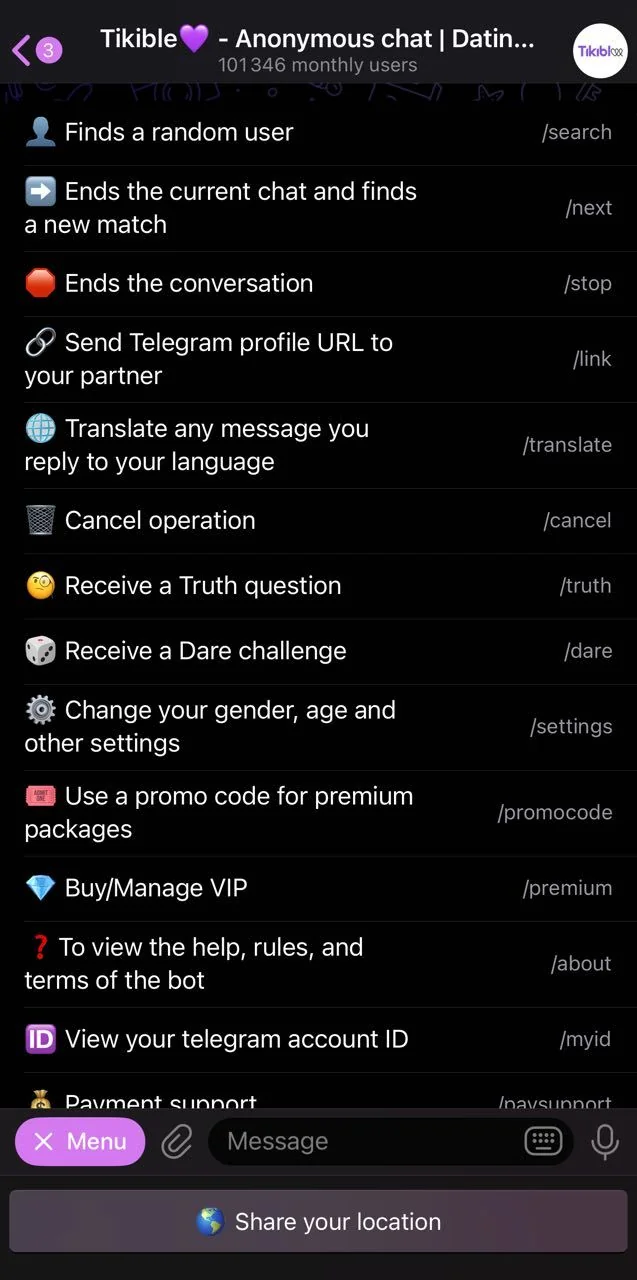 Tikible๐ - Anonymous chat | Dating | Talk โ Preview 2