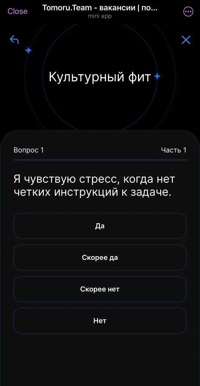 Tomoru.Team - vacancies | job search — Preview 2