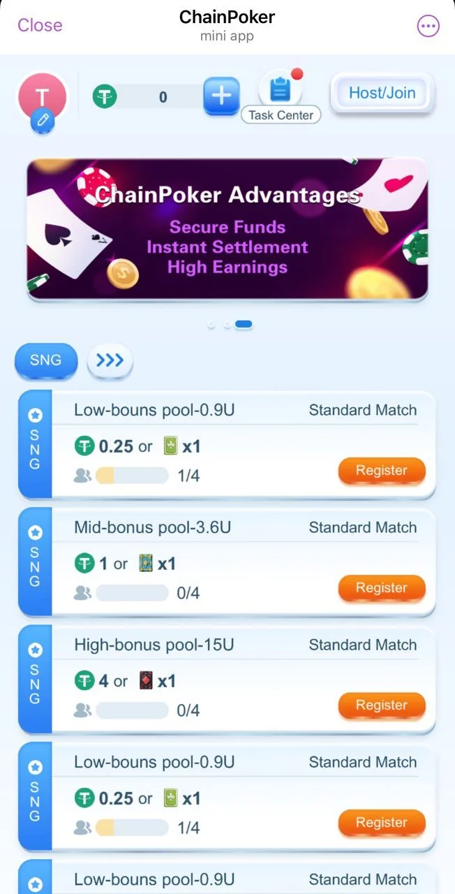 ChainPoker — Preview 2