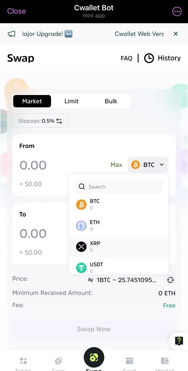 Cwallet Bot — Pratinjau 2