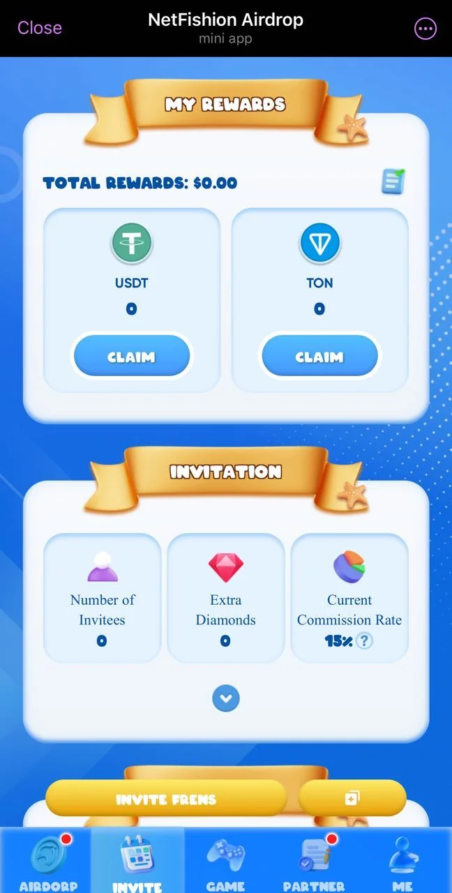 NetFishion Airdrop — Pratinjau 4