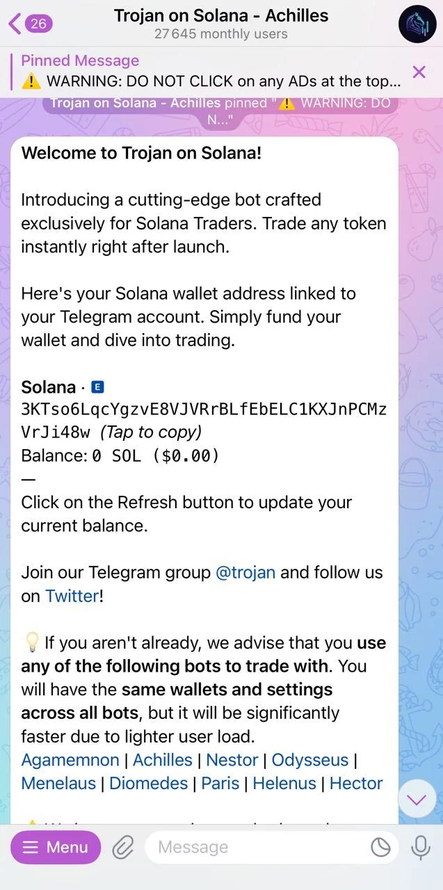 Trojan on Solana - Achilles — पूर्वावलोकन 4