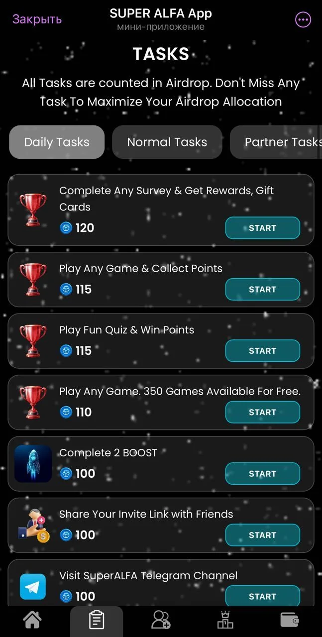 SUPER ALFA App — Pratinjau 1